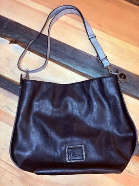 Leather Crossbody Celine Dion black bag